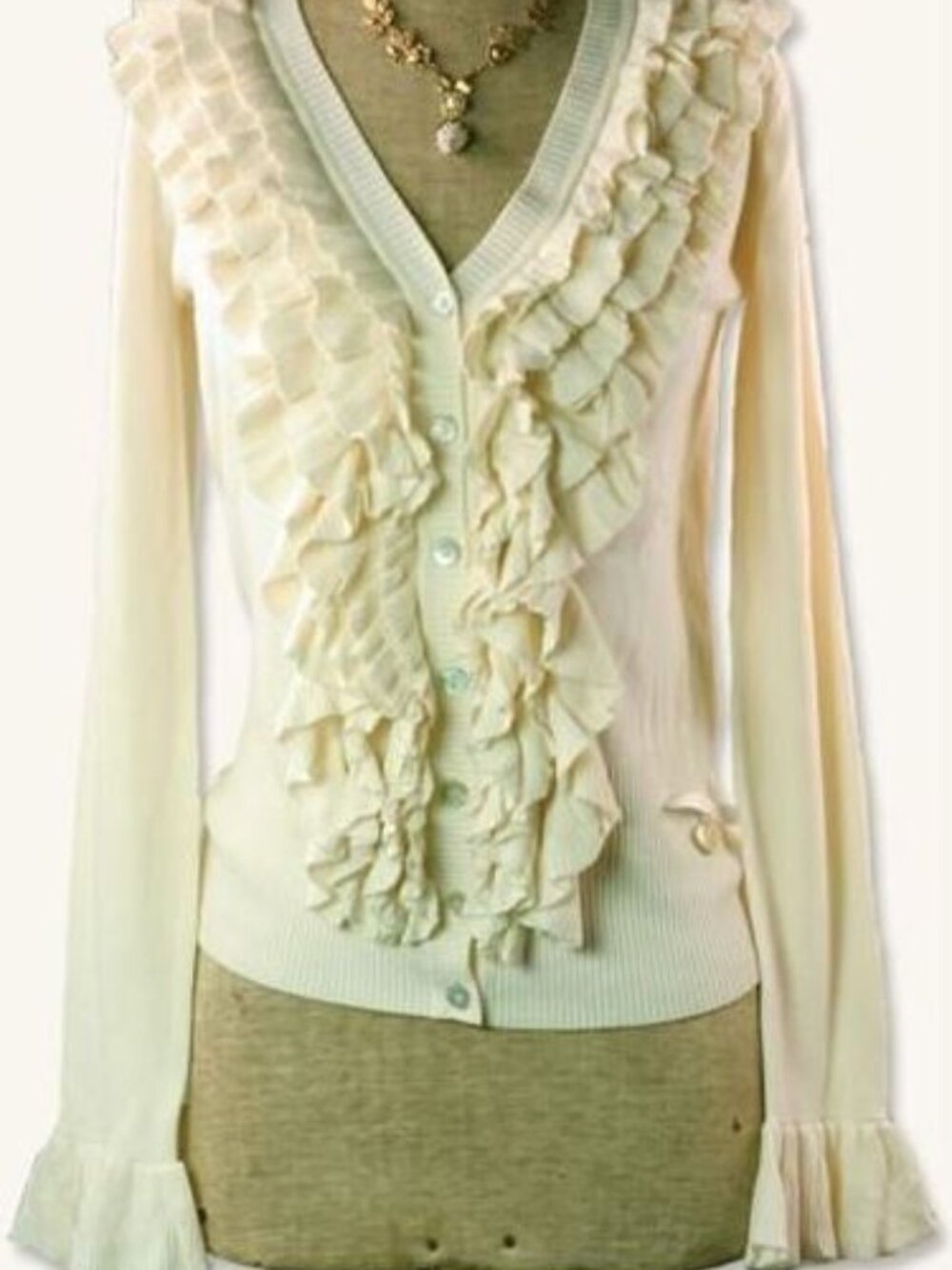 Hopeless Romantic Ruffled Sweater